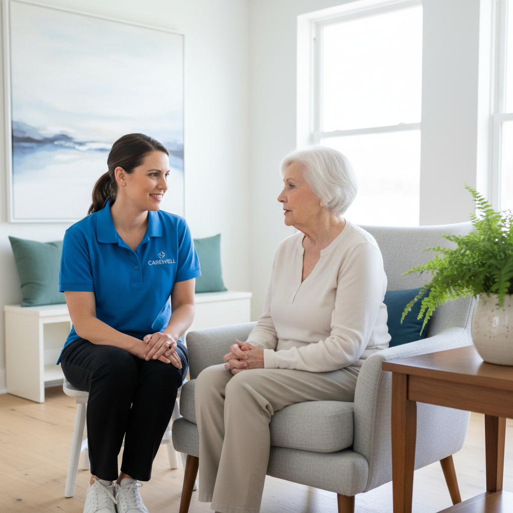 Vertrauensvolle Pflegehände